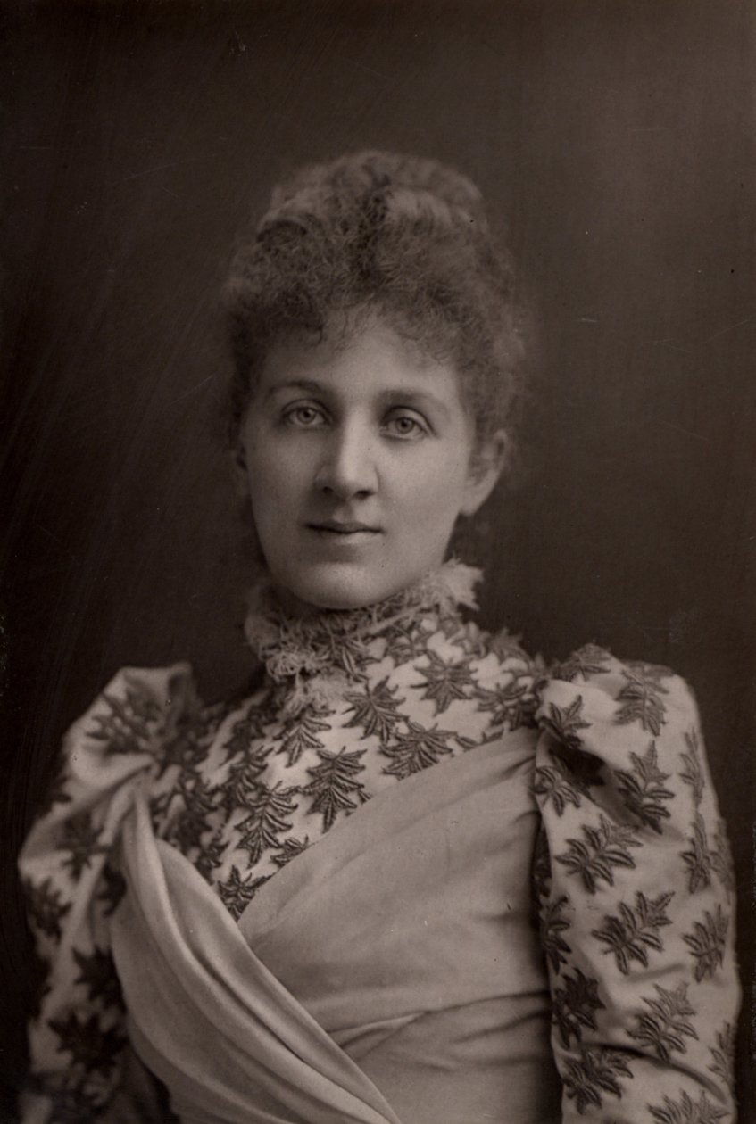 Liza Lehmann (Elizabetta Nina Mary Frederika Lehmann - 1862-1918) englische Sopranistin und Komponistin von W. and D. (after) Downey