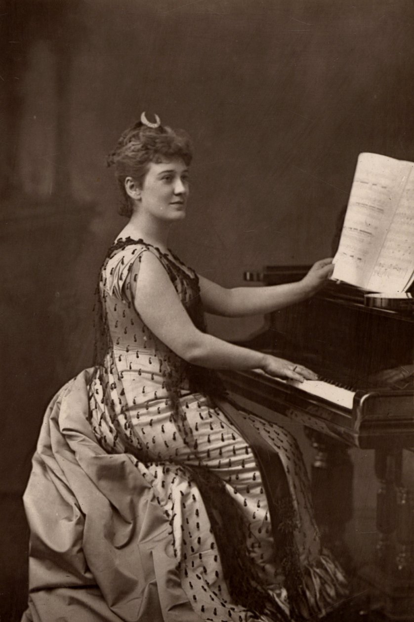 Madame Nordica (Lilian Norton) (1857-1914) amerikanische Sopranistin (Woodburytypie) von W. and D. (after) Downey