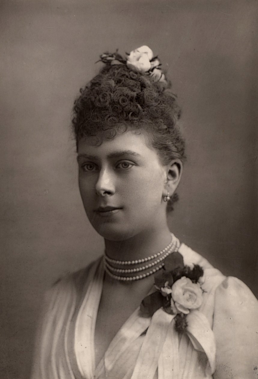 Prinzessin Mary (May) von Teck (1867-1953) von W. and D. (after) Downey