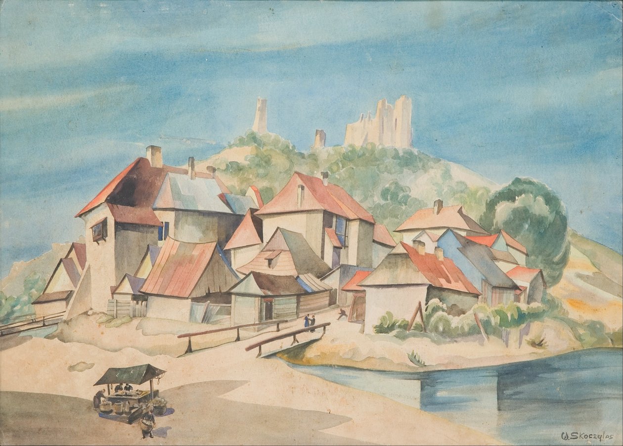 Ansicht von Kazimierz nad Wisłą von Władysław Skoczylas