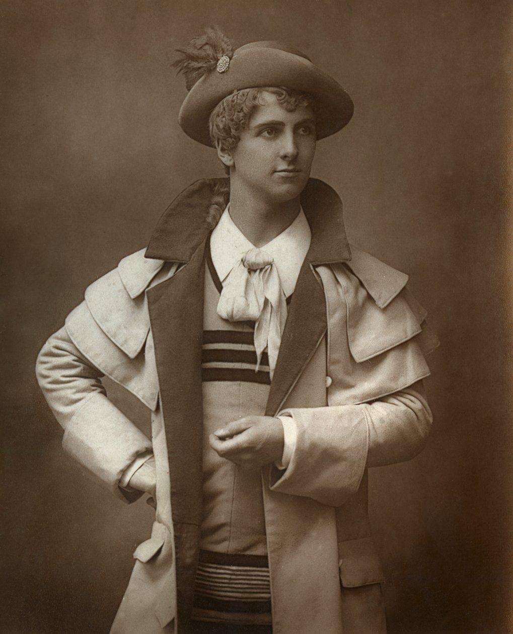 C Hayden Coffin, britischer Schauspieler und Sänger von Walery