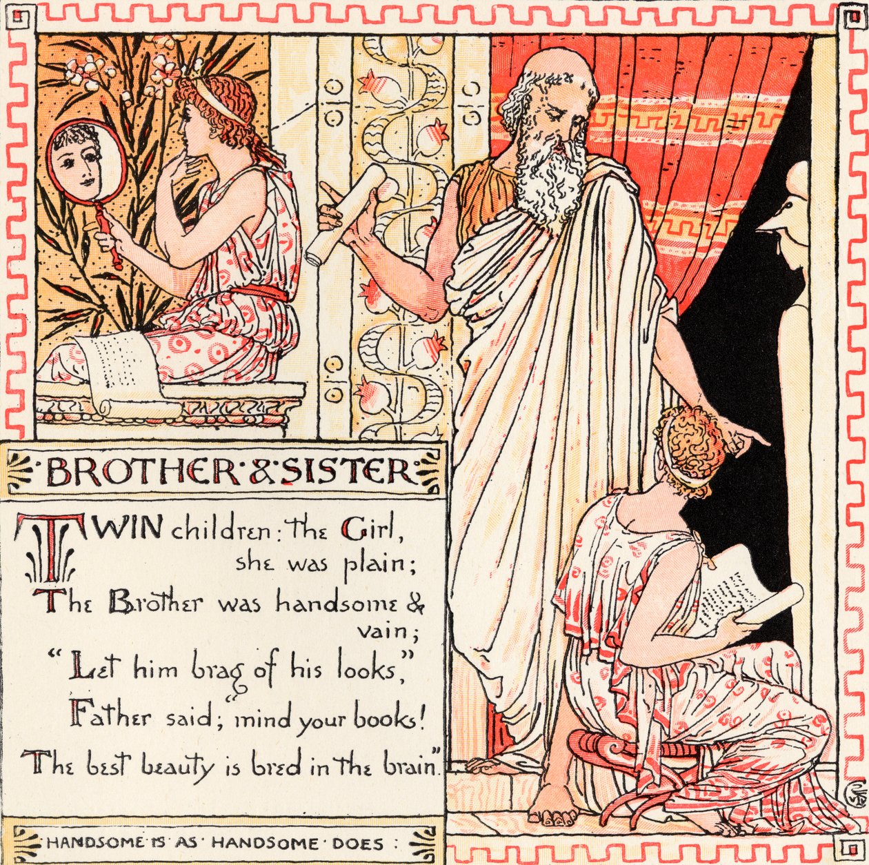 Bruder und Schwester, Illustration aus 