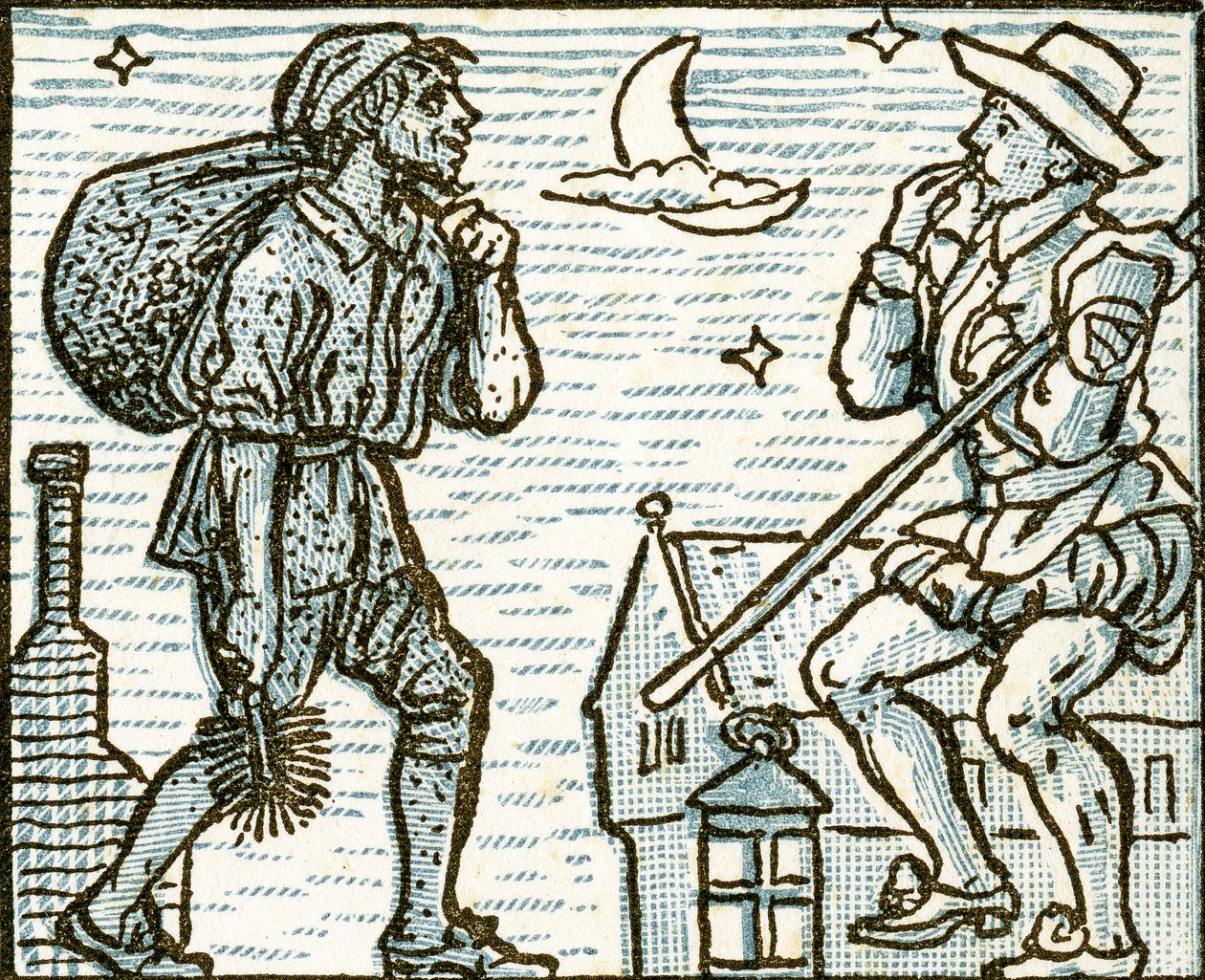 Der Schornsteinfeger, Liedillustration für 