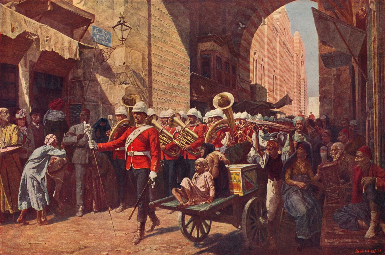 Eine freundliche Macht in Ägypten, 1906 von Walter Charles Horsley
