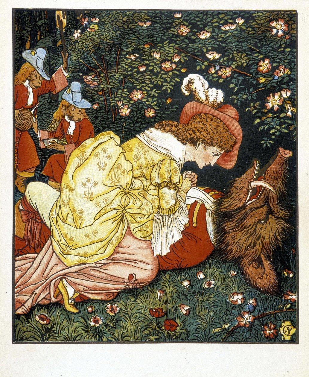 Die Schöne und das Biest - ill. von Walter Crane von Walter Crane