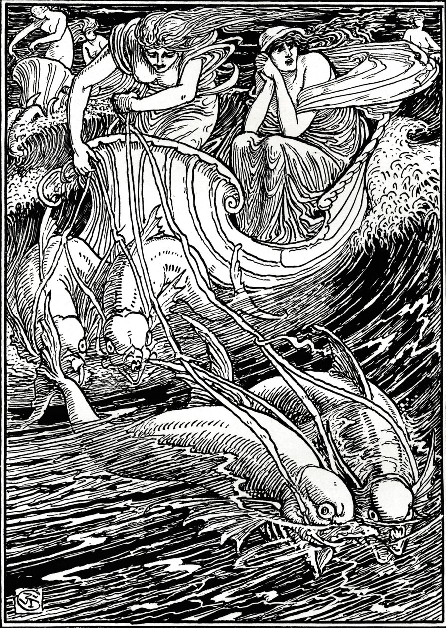 Illustration für die Faerie Queene, um 1890, 1897 von Walter Crane