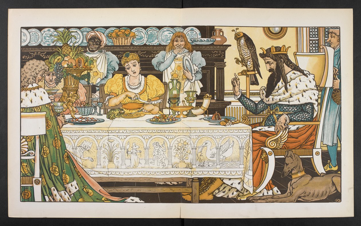 Illustration zum Froschkönig. von Walter Crane