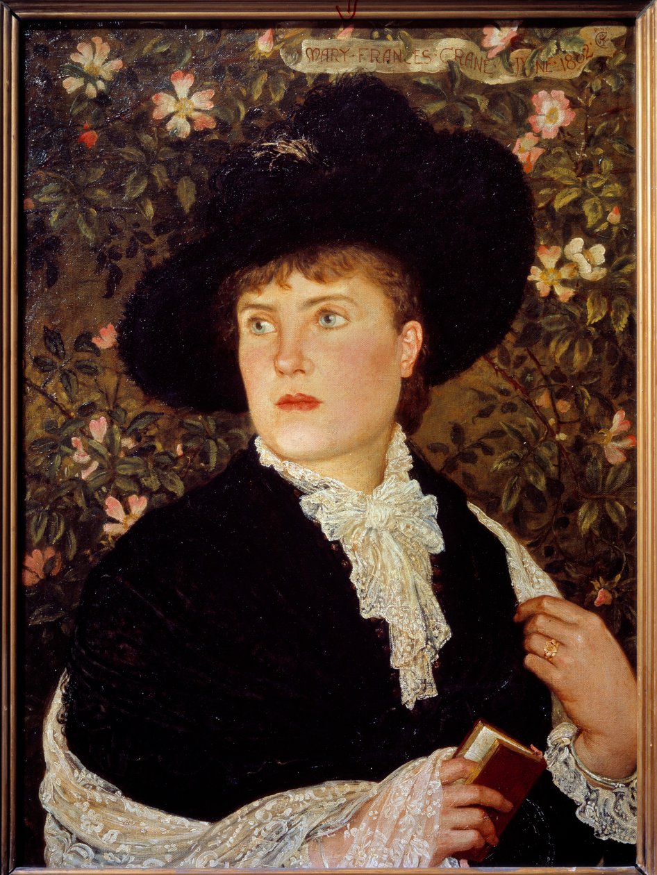 Porträt von Madame Walter Crane (geb. Mary Frances) von Walter Crane