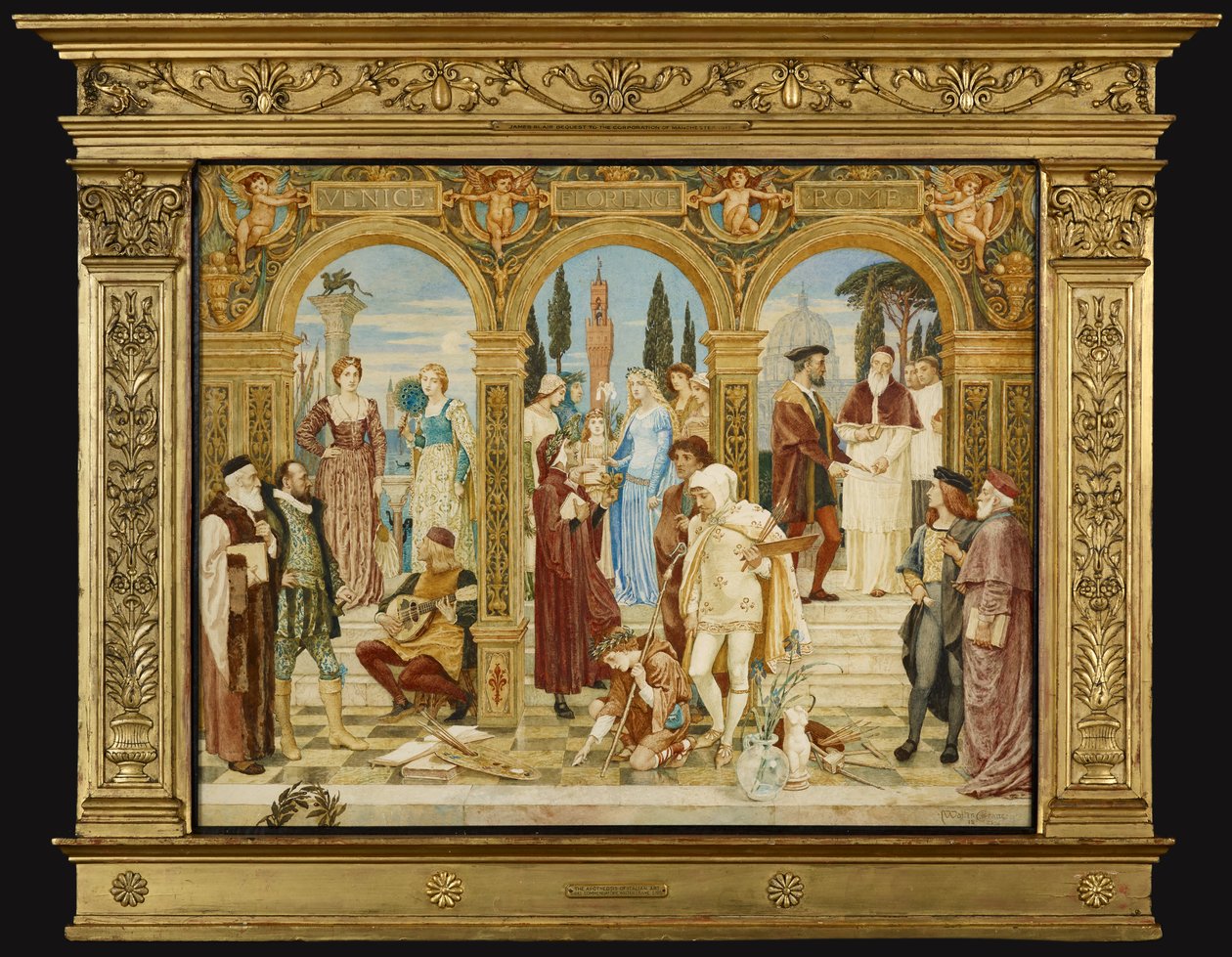 Die Apotheose der italienischen Kunst von Walter Crane