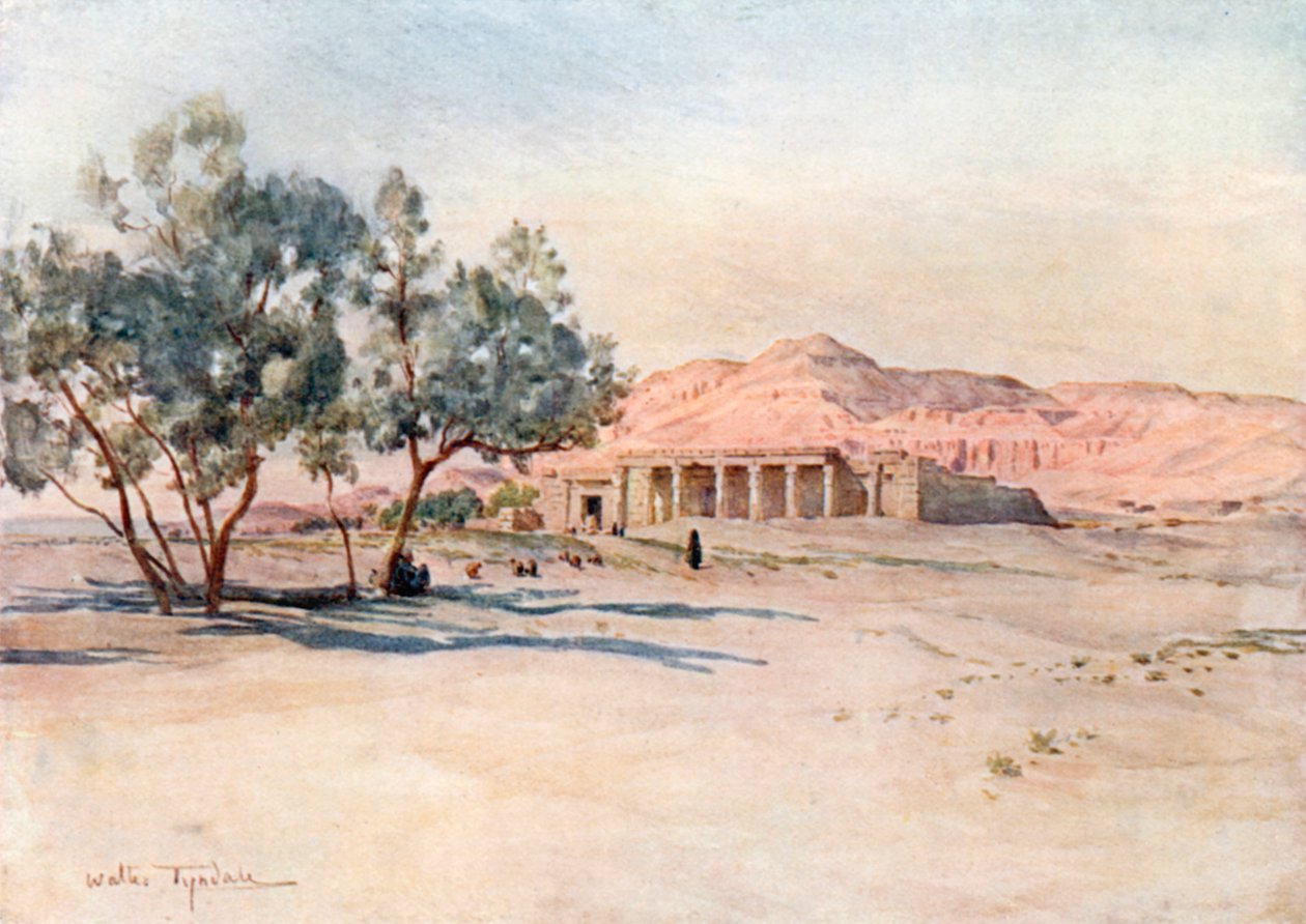 Tempel von Seti I in Gurna, Theben von Walter Frederick Roofe Tyndale