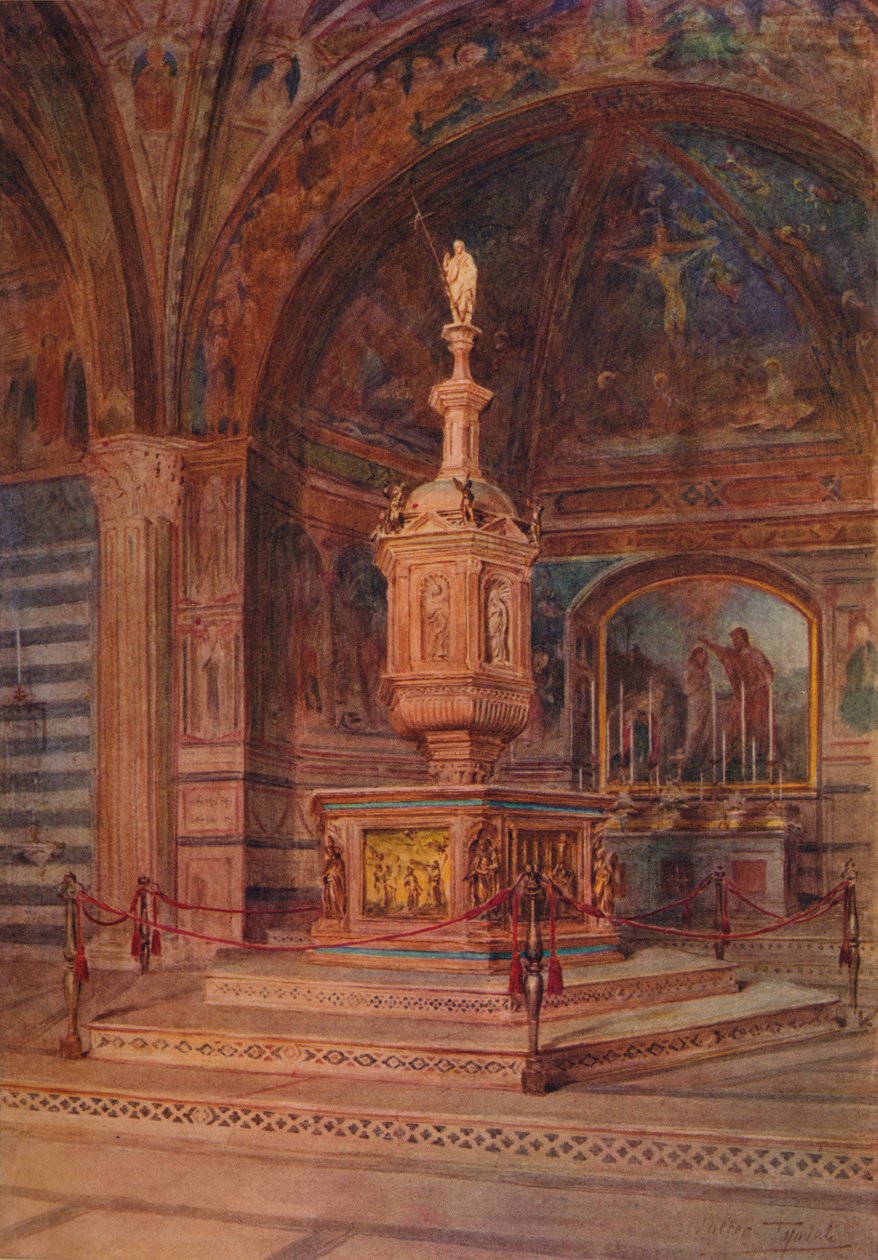 Das Baptisterium von S. Giovanni, ca. 1900 von Walter Frederick Roofe Tyndale