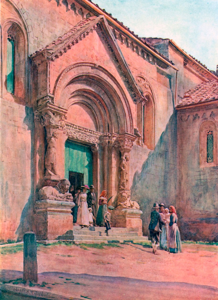 Die Veranda der Pieve in San Quirico D