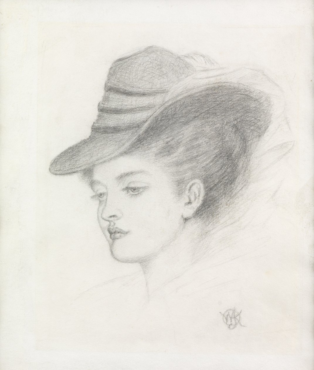 Emily Renshaw, die Frau des Künstlers von Walter John Knewstub