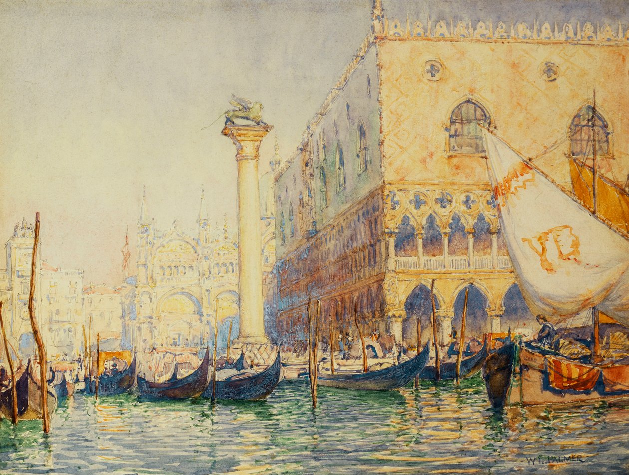 Venedig von Walter Launt Palmer: hochwertiger Kunstdruck
