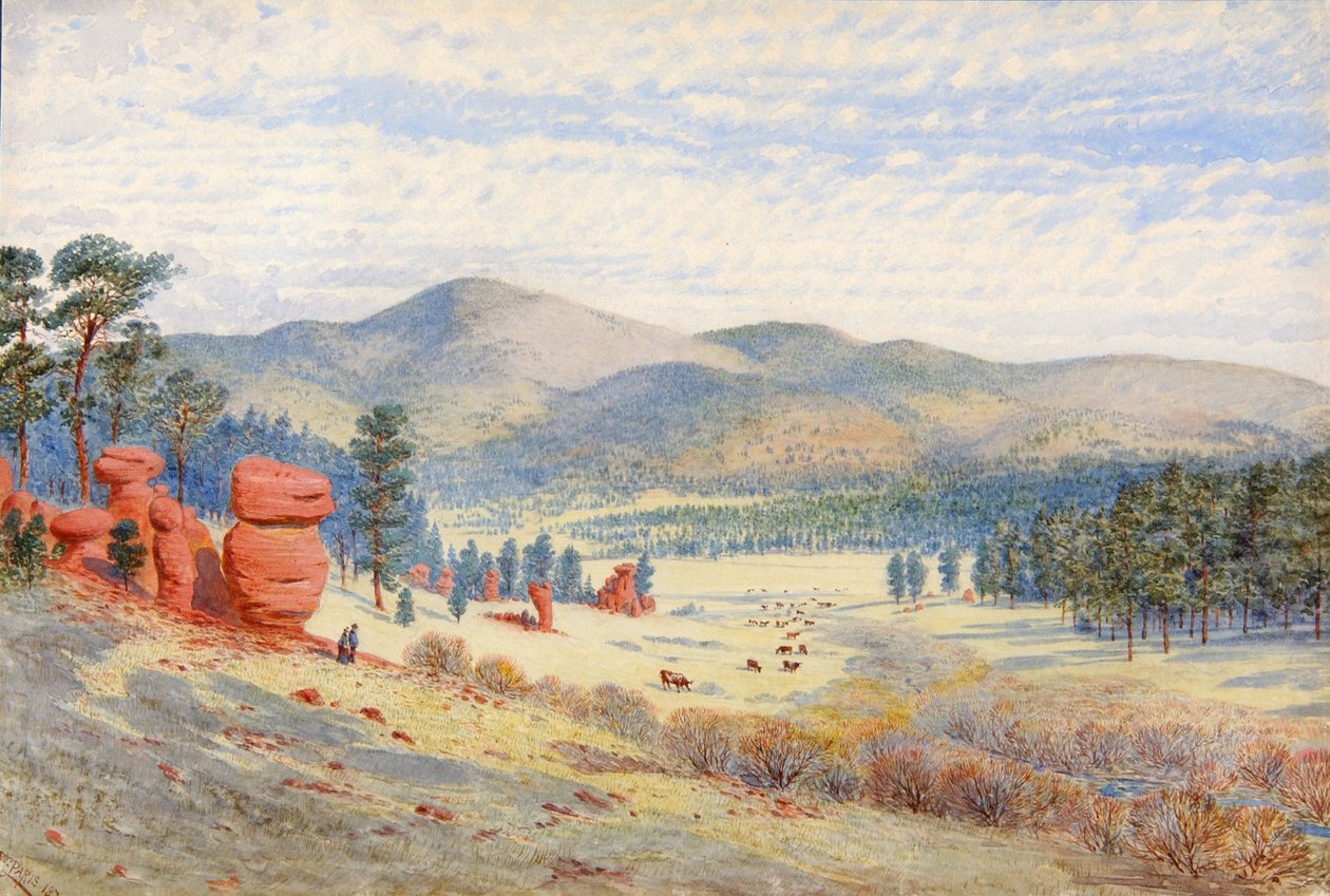 Im Monument Park, Colorado, 1874 von Walter Paris