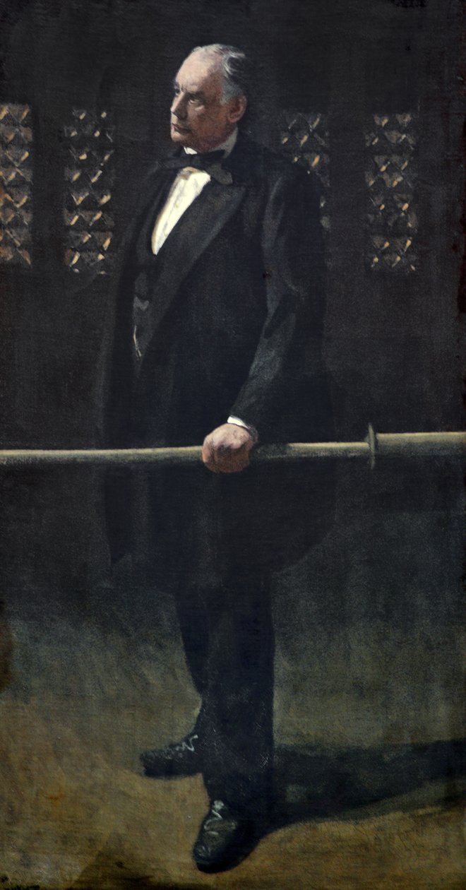 Charles Bradlaugh an der Bar im House of Commons von Walter Richard Sickert