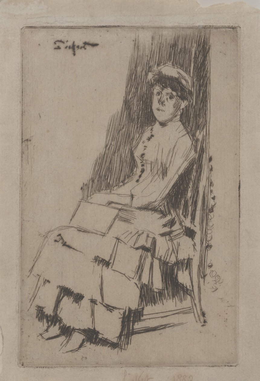 Porträt von Agnes Oldfield, ca. 1887 von Walter Richard Sickert