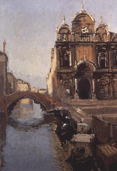 Scuola Grande di San Marco und Rio dei Mendicanti, Venedig von Walter Richard Sickert