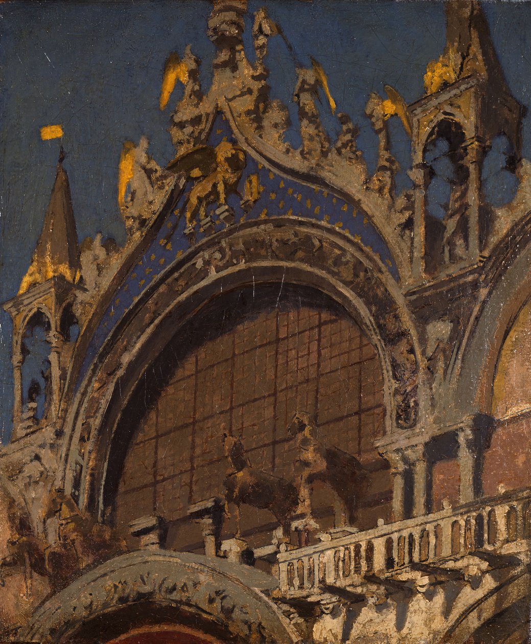 Die Pferde von St. Markus, Venedig von Walter Richard Sickert