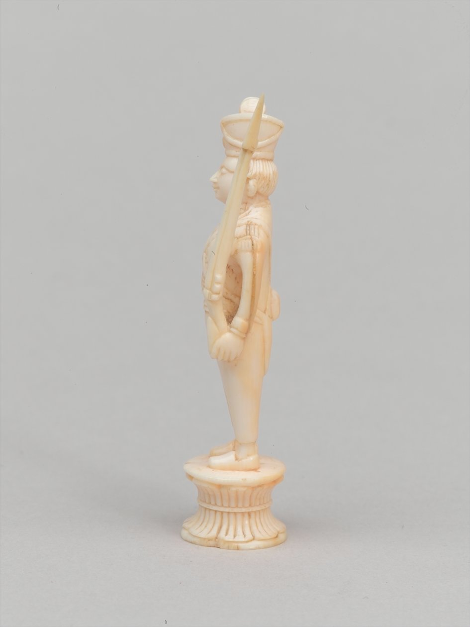 Weißer Bauer, Schachfigur, Indien von Walter Stanley Paget