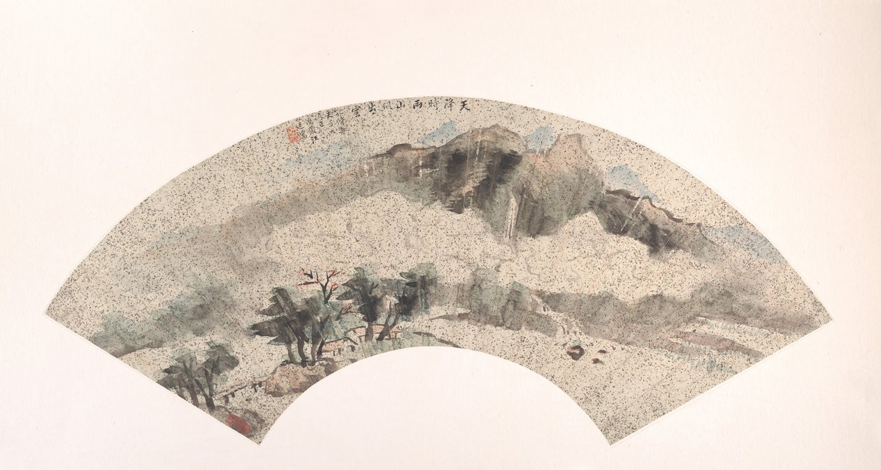Landschaft, 19. Jahrhundert von Wang Tingru