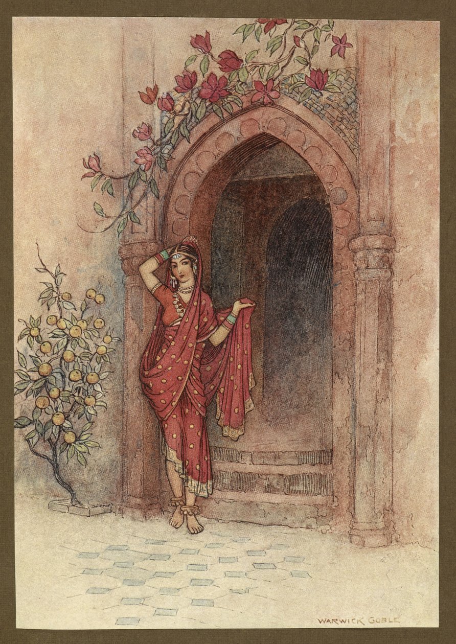 Tafel 5: "An der Tür stand eine Dame von exquisiter Schönheit" aus 