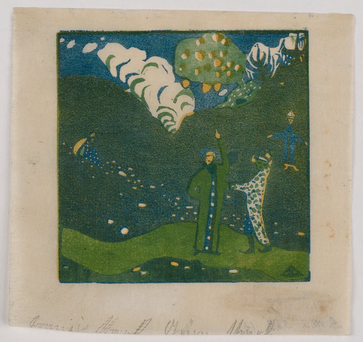 4 Exemplare zu Klänge S. 71 von Wassily Kandinsky