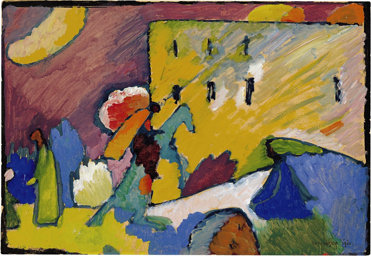 "Studie für Improvisation 3" Gemälde von Wassily Kandinsky von Wassily Kandinsky