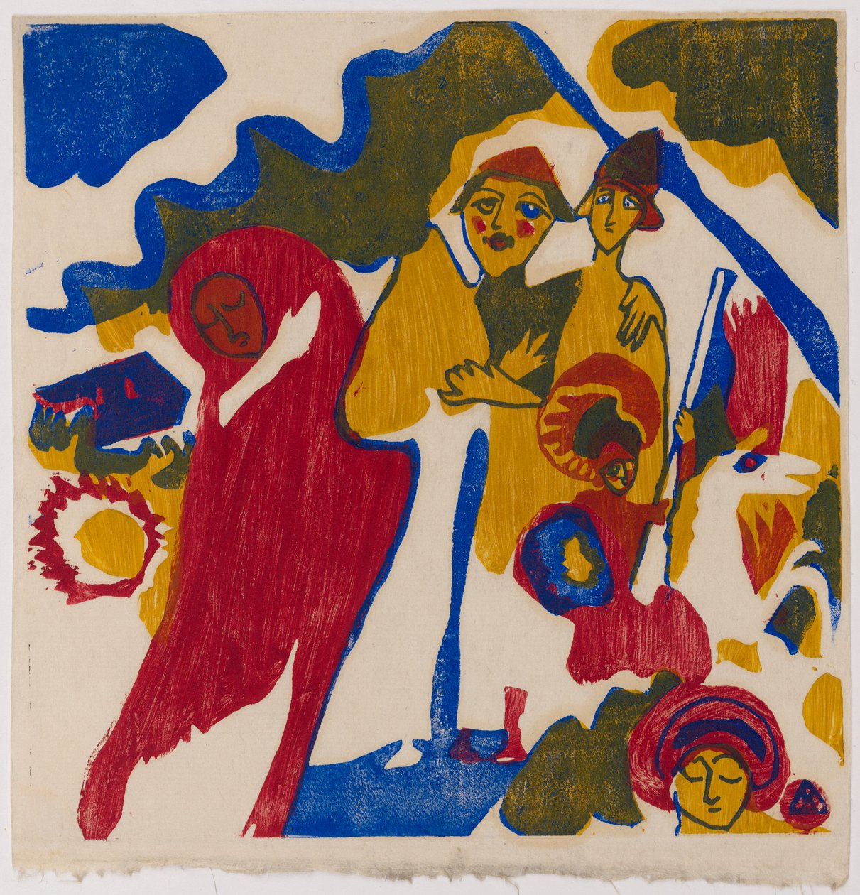 Klänge S. 85 (Bauer und Student) von Wassily Kandinsky
