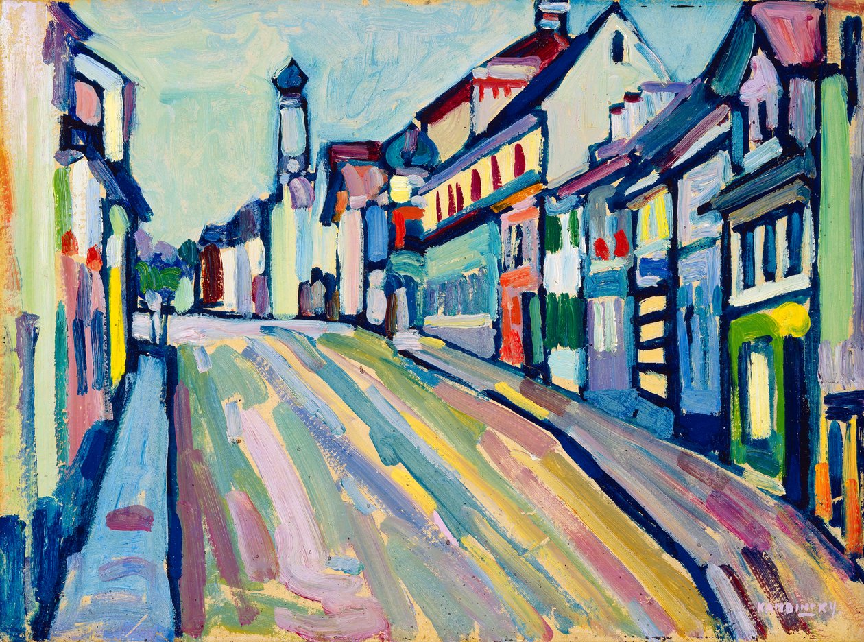 Murnau - Untermarkt von Wassily Kandinsky