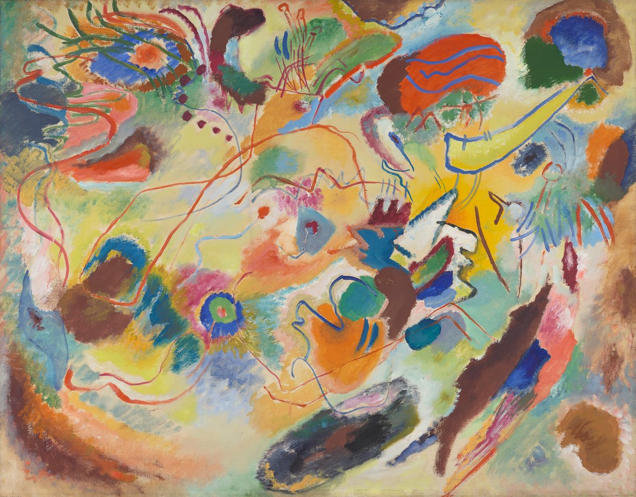 Studie zur Komposition 7 von Wassily Kandinsky
