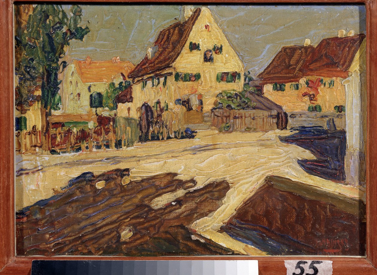 Eine Straße im Sonnenlicht von Wassily Kandinsky