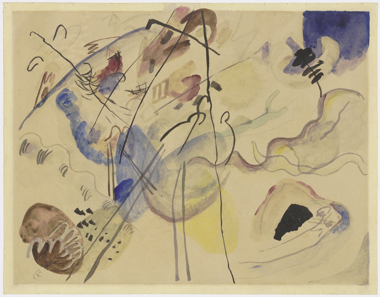 Ohne Titel (Improvisation) von Wassily Kandinsky