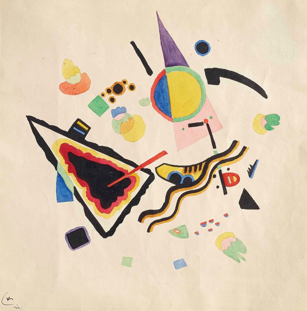 Ohne Titel, 1921 von Wassily Kandinsky