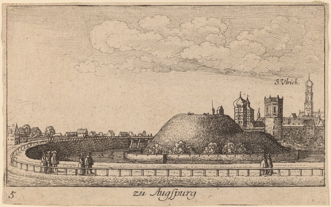 Augsburg von Wenceslaus Hollar