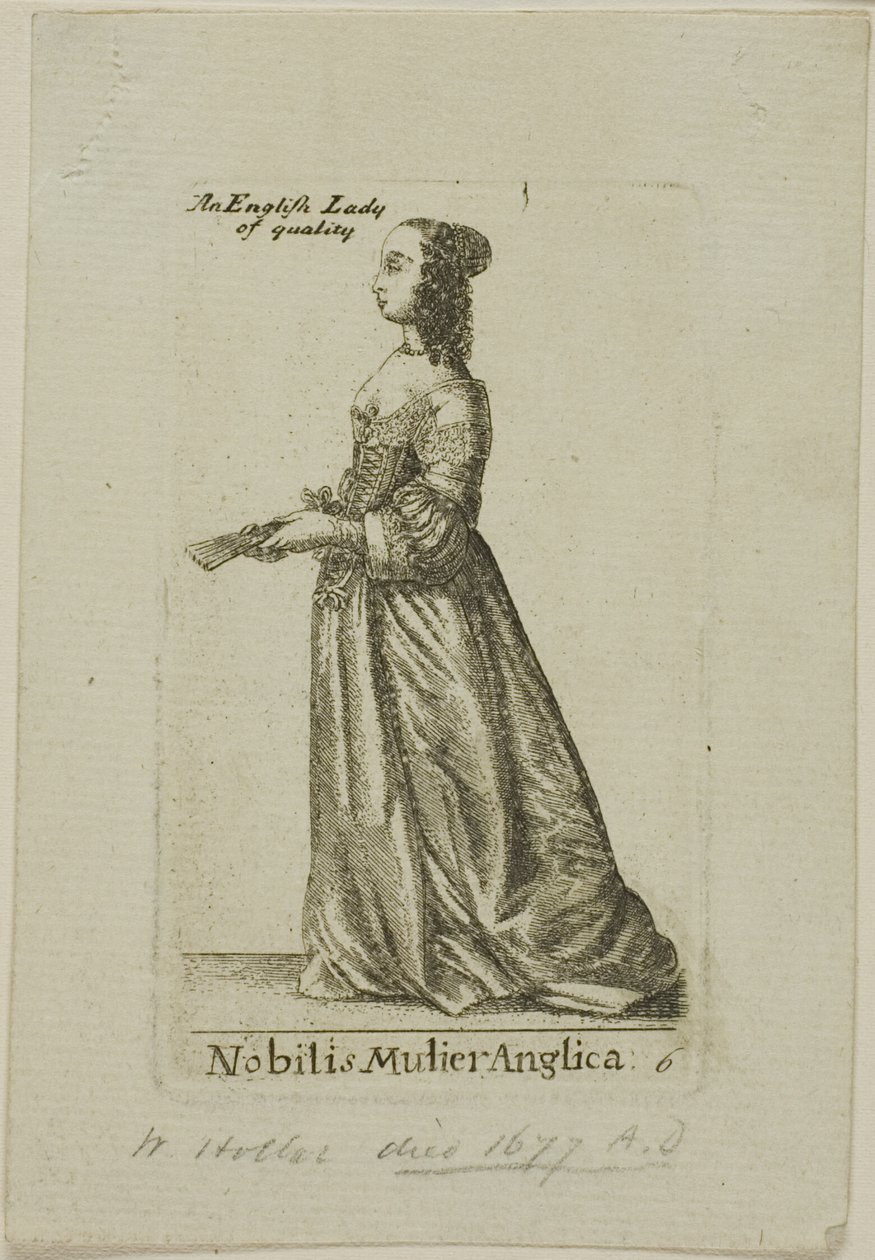 Englische Adelige von Wenceslaus Hollar
