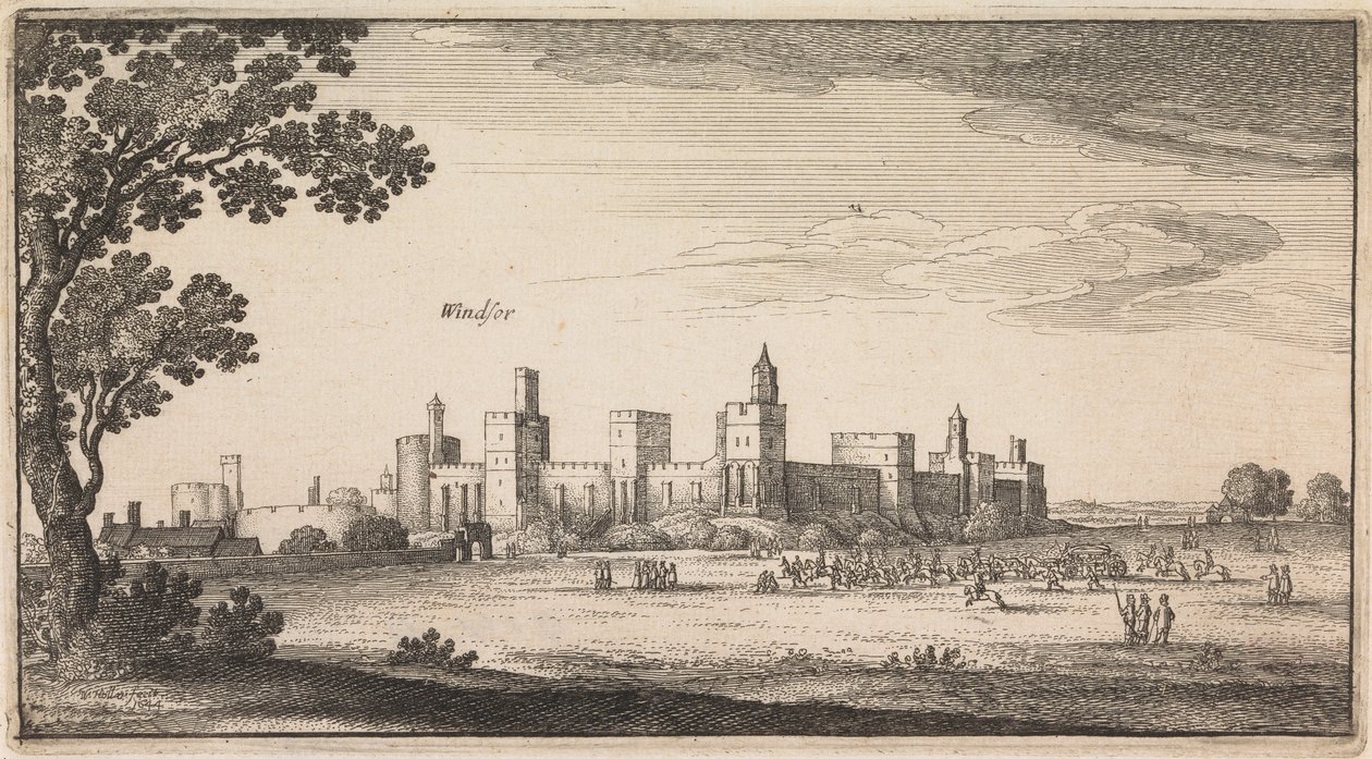 Englische Ansichten: Windsor von Wenceslaus Hollar