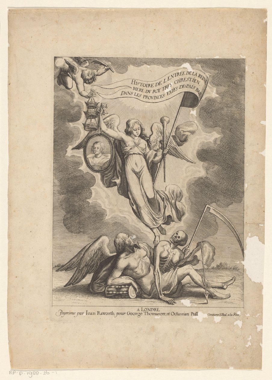 Ruhm überwindet die Zeit und den Tod von Wenceslaus Hollar