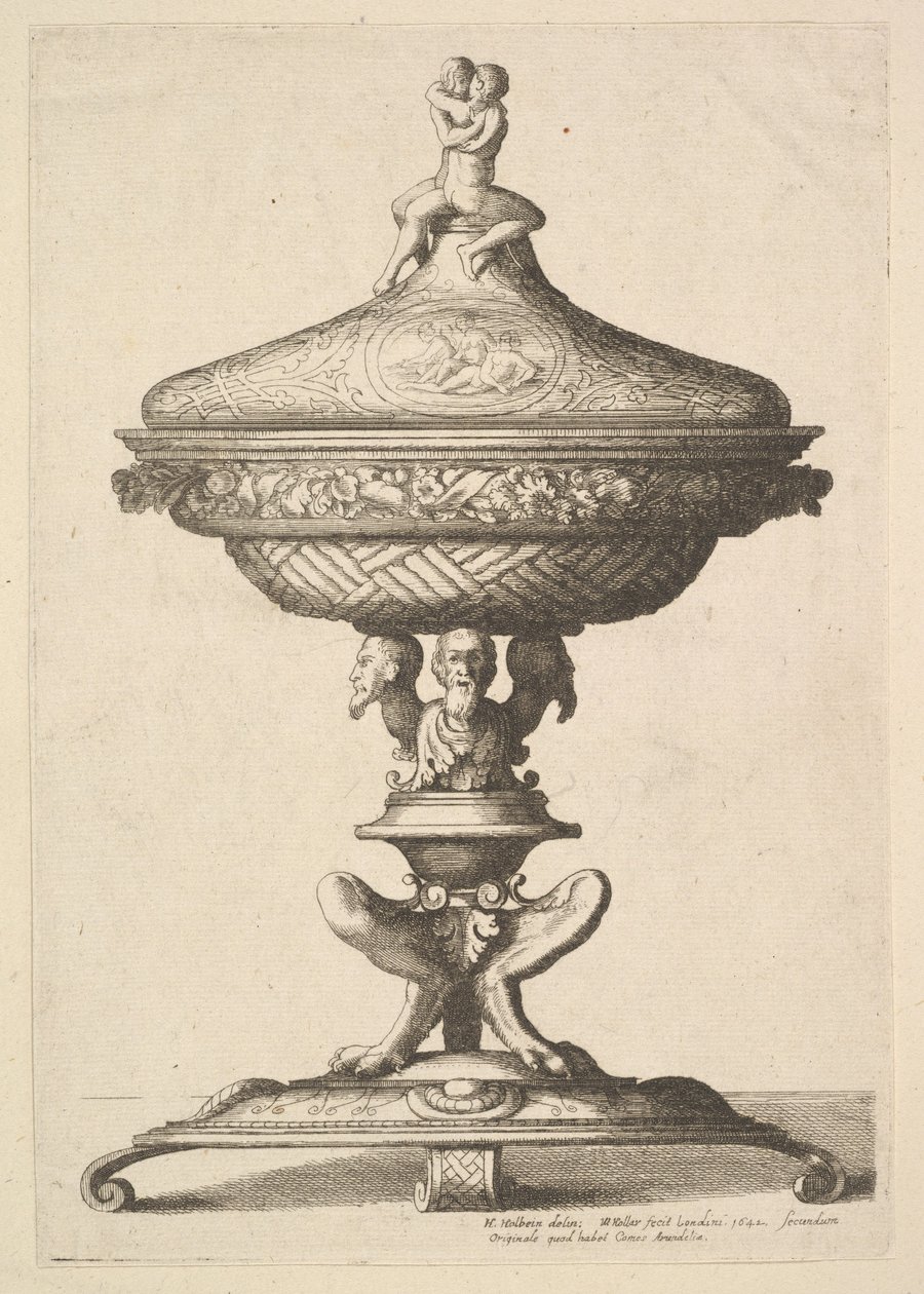 Verzierter Kelch, 1642 von Wenceslaus Hollar