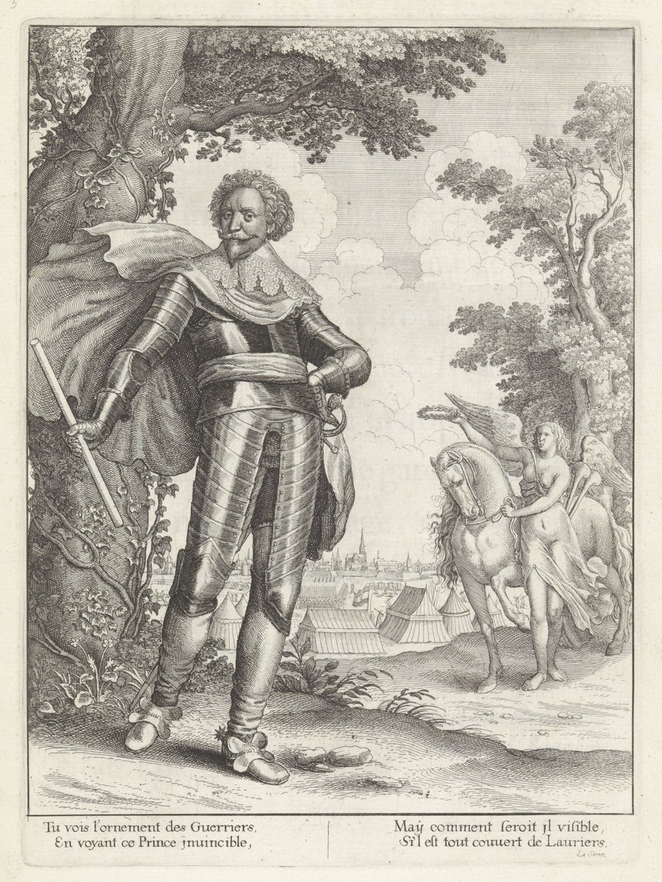 Porträt von Friedrich Heinrich, Prinz von Oranien von Wenceslaus Hollar