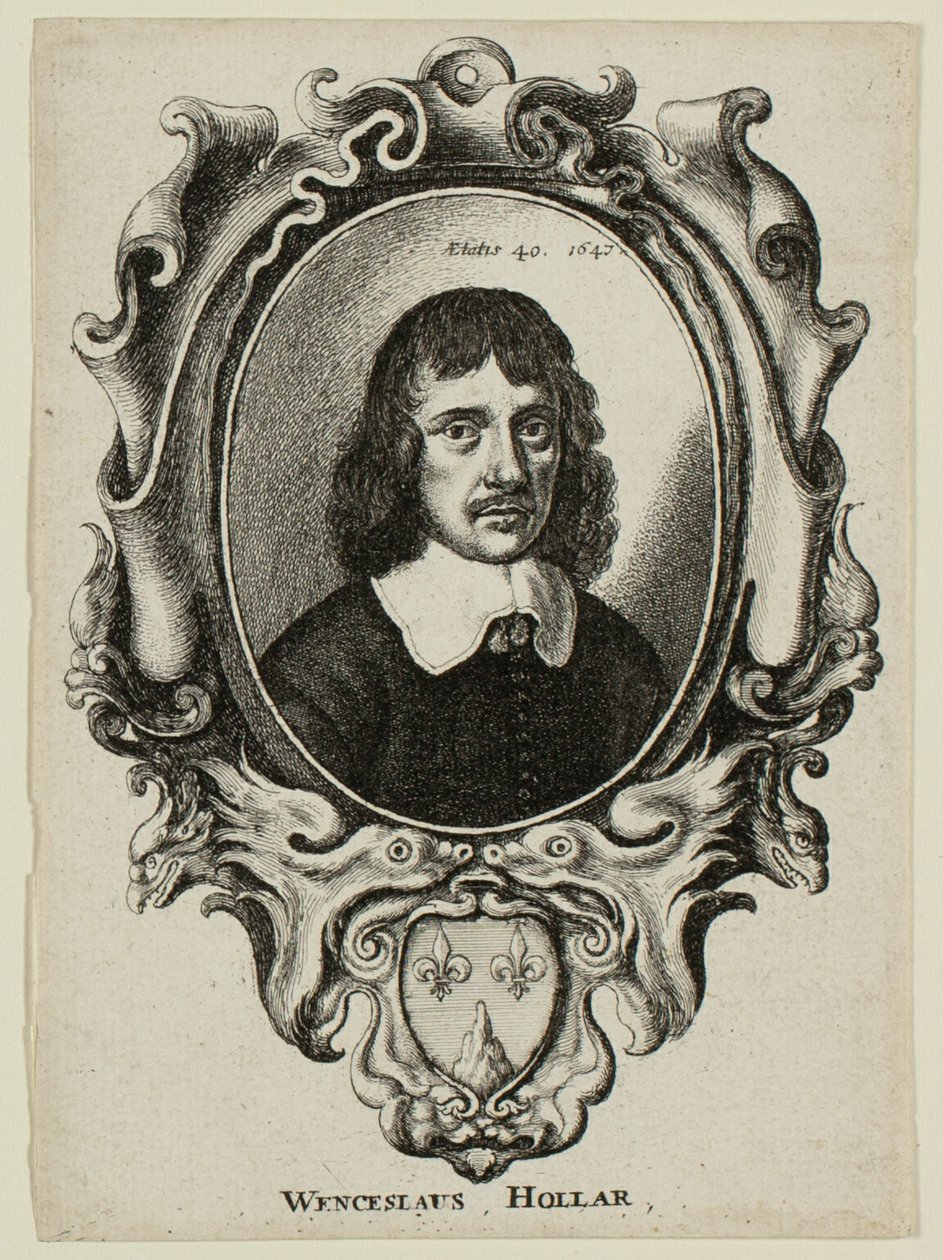 Selbstporträt von Wenceslaus Hollar
