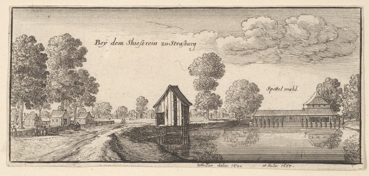 Straßburg, 1665 von Wenceslaus Hollar