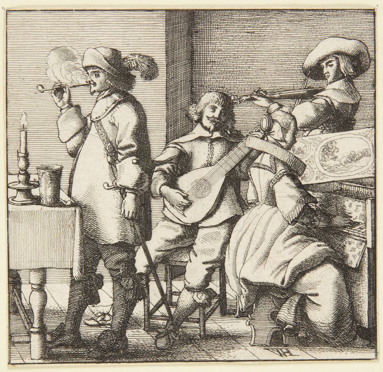 Das Trio von Wenceslaus Hollar