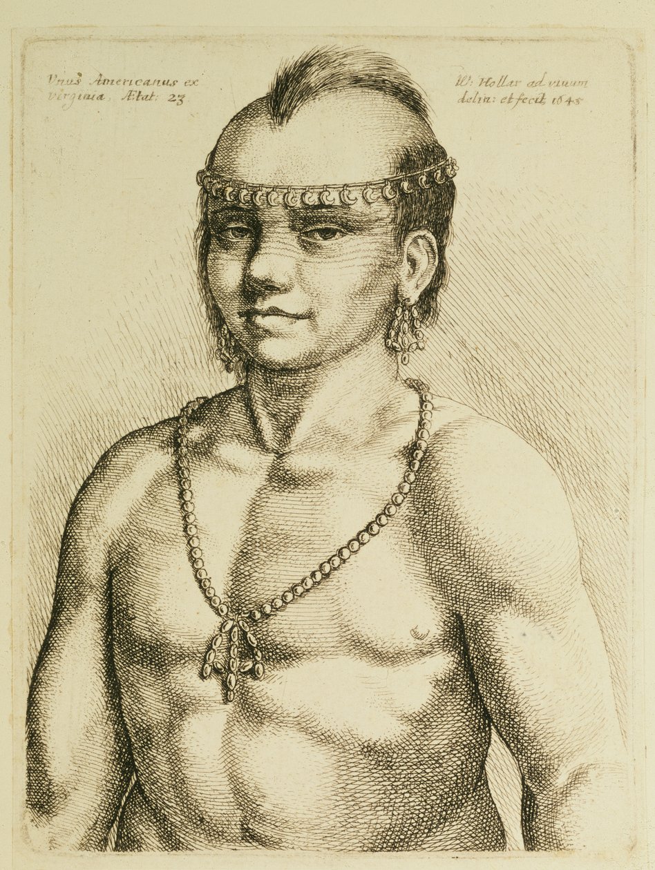 Virginischer Indianer aus 