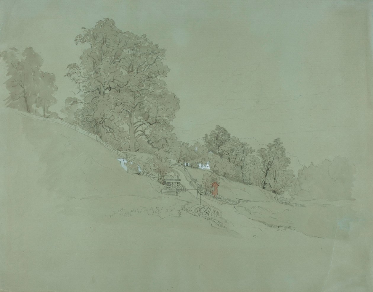 Landschaft am Hang von Werner Holmberg