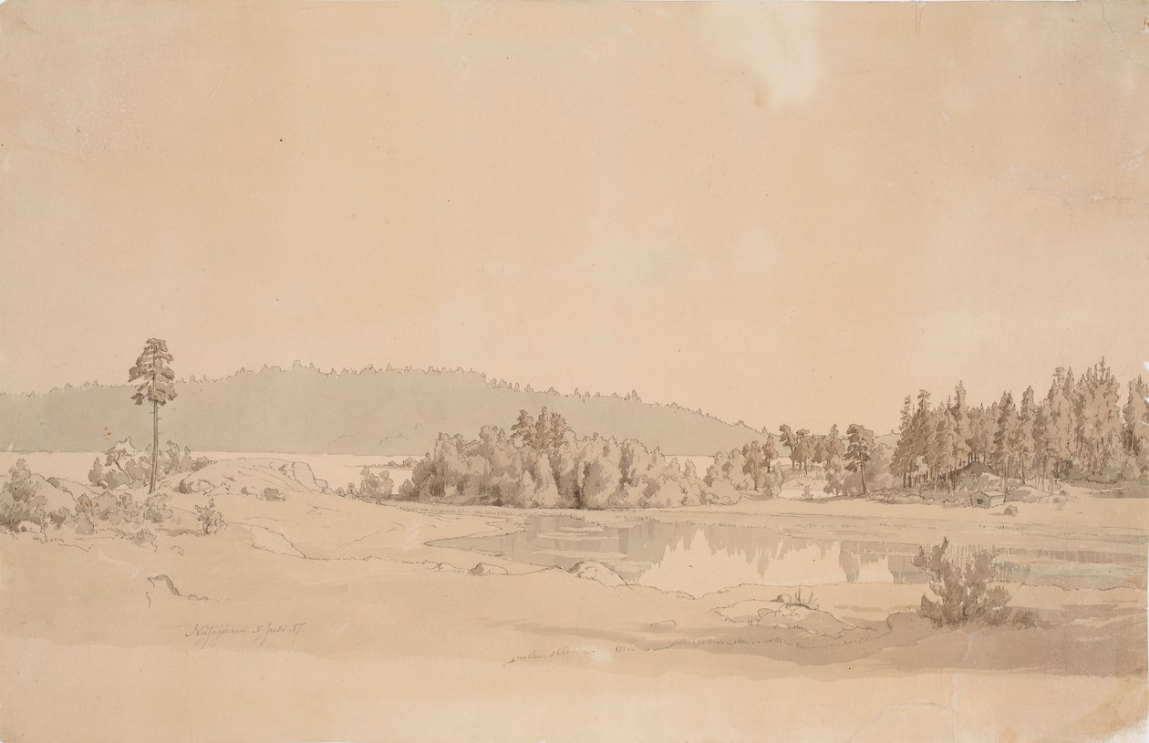 Bucht von Näsijärvi von Werner Holmberg