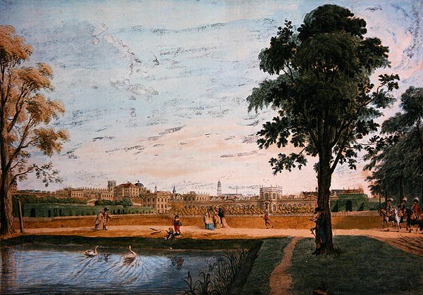 Ansicht der Orangerie vor dem Friedrichstor bei Kassel von Werner Kobold