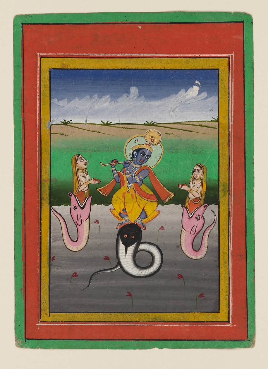 Krishna Kaliyamardaka, spätes 19. - frühes 20. Jahrhundert von West Indian School