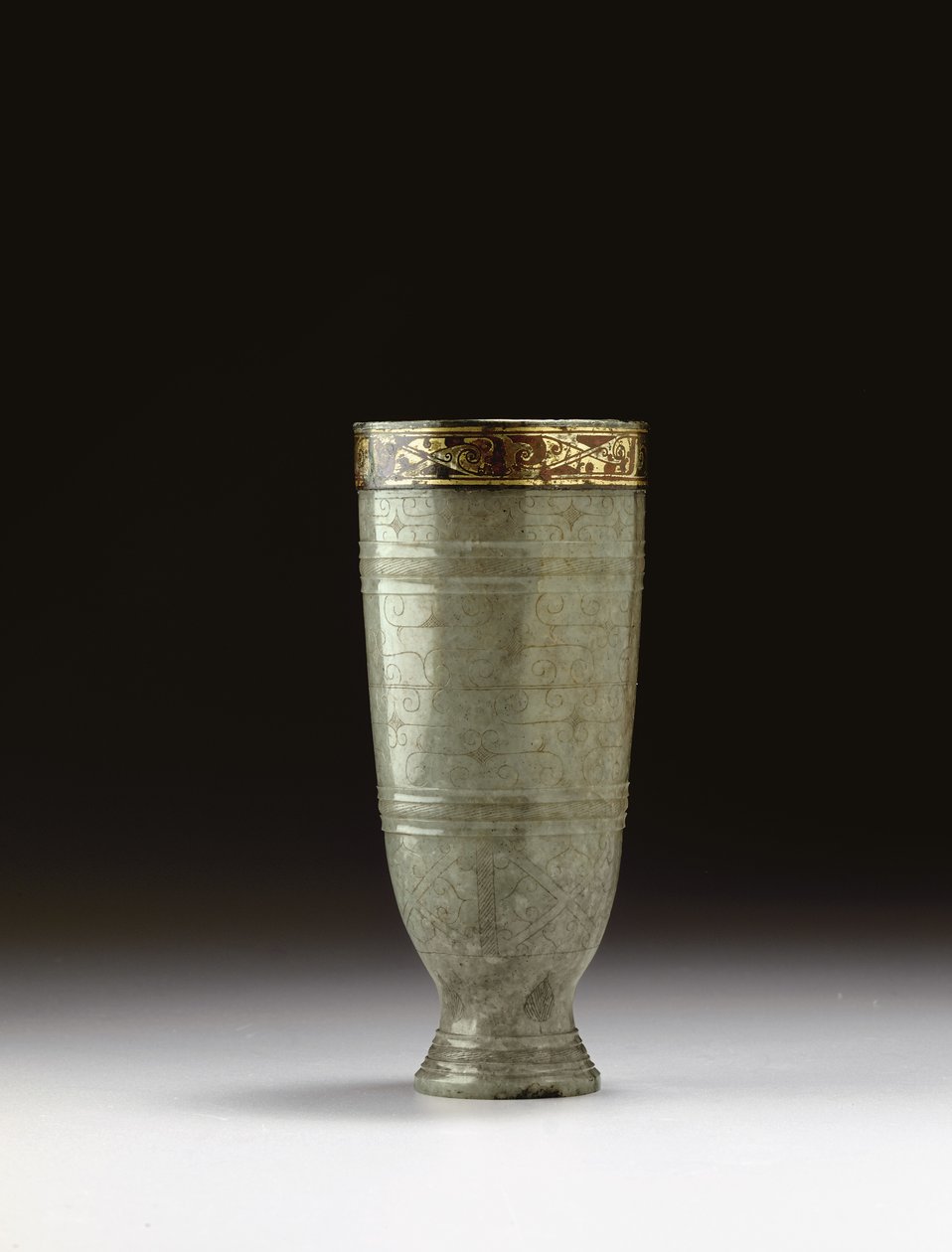 Becher, frühes bis mittleres 2. Jahrhundert v. Chr. von Western Han Dynasty Chinese School