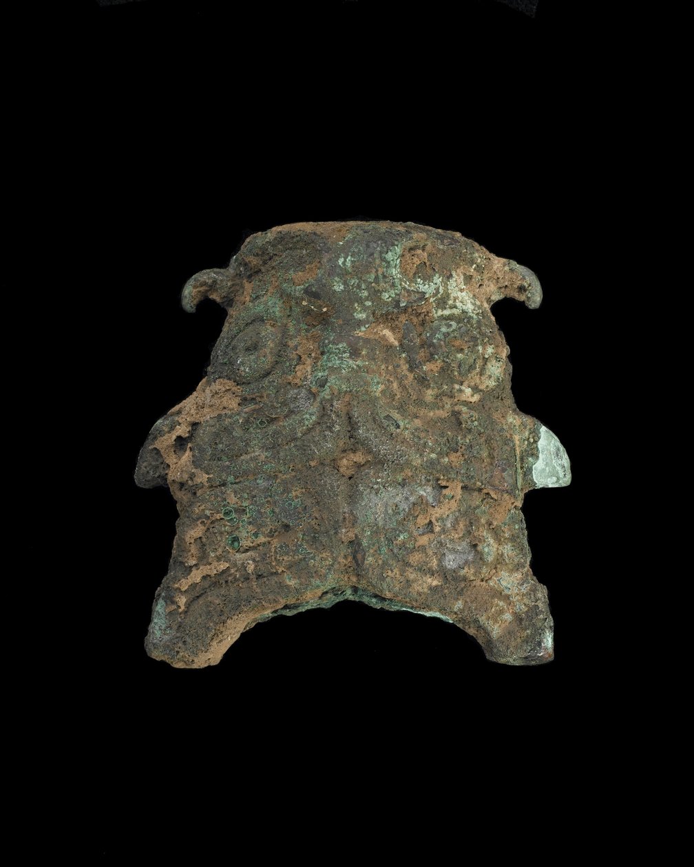 Ornament: groteske Tiermaske (Bronze) von Western Zhou Dynasty Chinese School